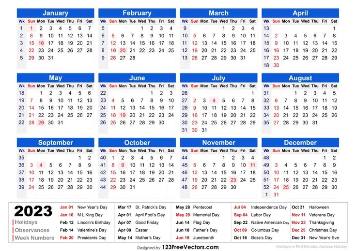 2023 Calendar With Week Numbers Us And Iso Week Numbers 2023 Calendar With Week Numbers Us And Iso Week Numbers