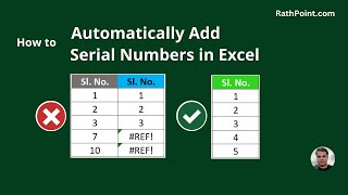 Automatically Insert Serial Number Employee Id In Excel Auto Automatically Insert Serial Number Employee Id In Excel Auto