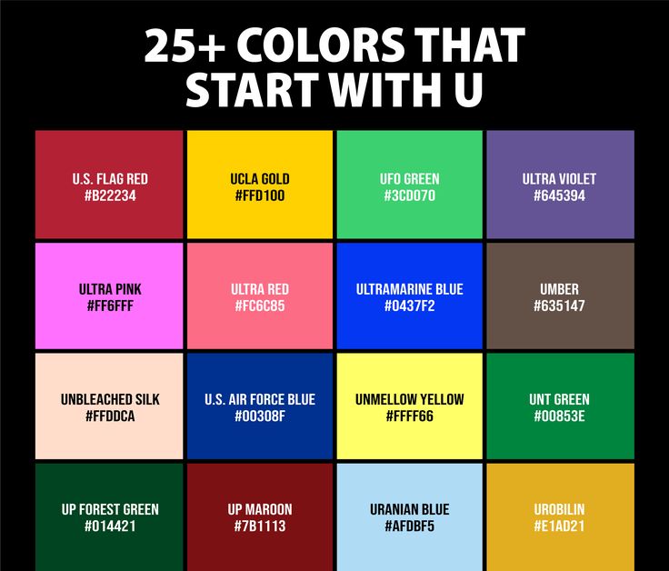8 Unique Colors Starting with U You Need to Know