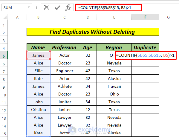 Countif Without Duplicates in Excel: Simple Guide