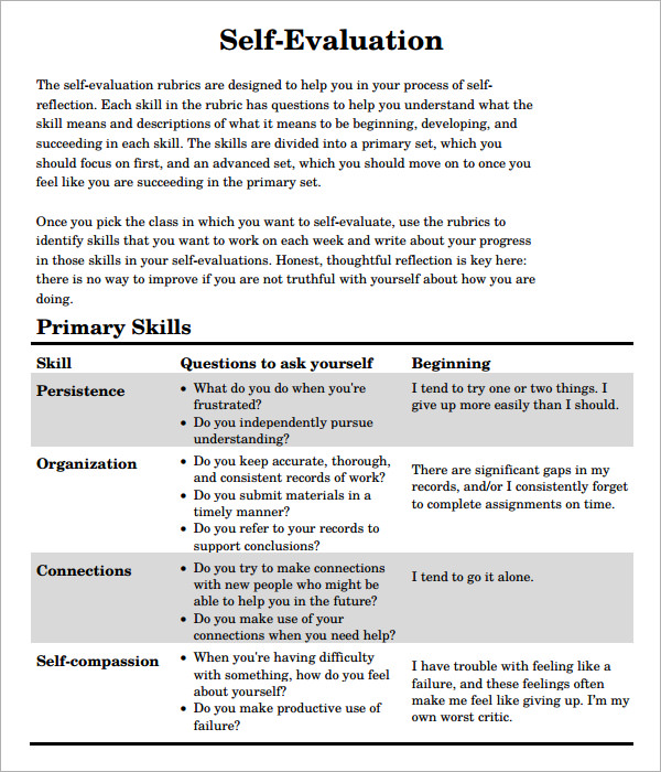 Mastering Self-Evaluation: Sample Responses for Professional Growth