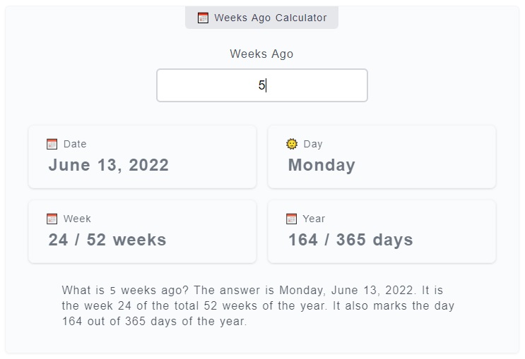 Find Out: What Date Was 14 Weeks Ago?